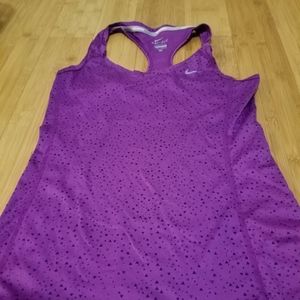 Nike triangle running tank